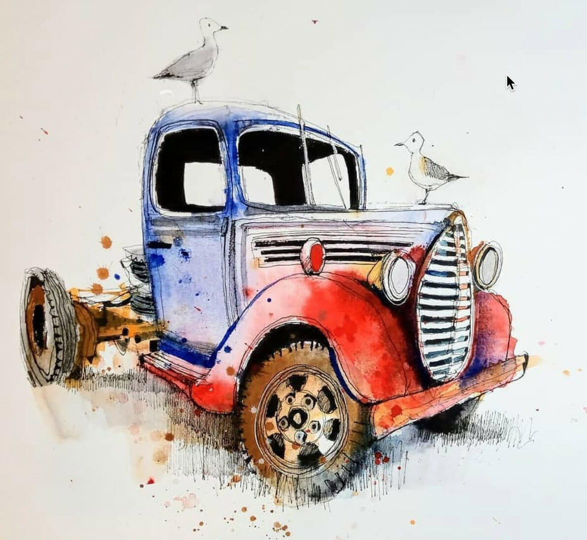 ian fennelly truck sketch 